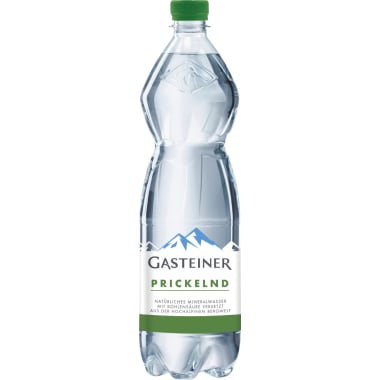 Gasteiner Kristallklar Mineralwasser prickelnd 1,0 Liter