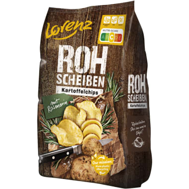 Lorenz Chips Rohscheiben mit Rosmarin