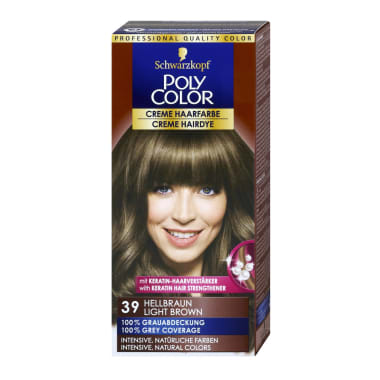 Poly Color Cremehaar Poly Color Creme Haarfarbe Hellbraun