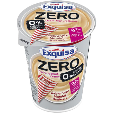 Exquisa Zero Quark-Joghurt Gebr.Mandeln