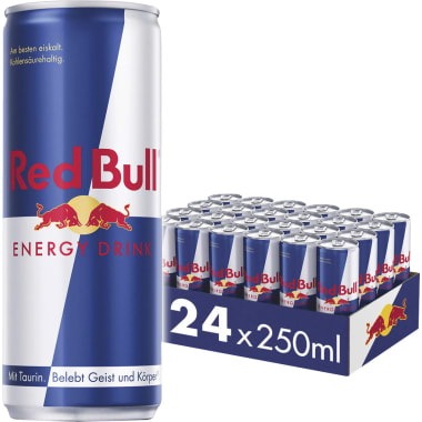 Red Bull Energy Drink Tray 24x 0,25 Liter Dose
