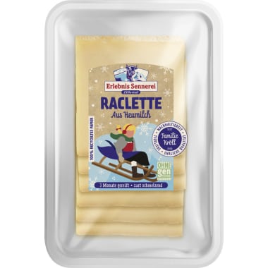 ErlebnisSennerei Zillertal Raclette aus Heumilch