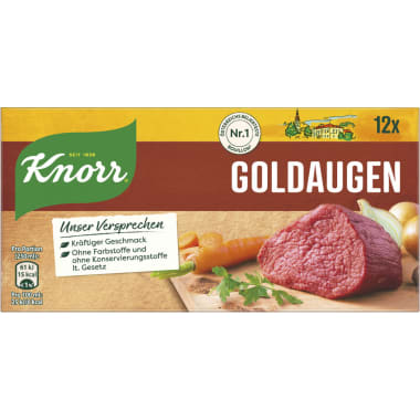 Knorr Goldaugen Rindsuppe Würfel