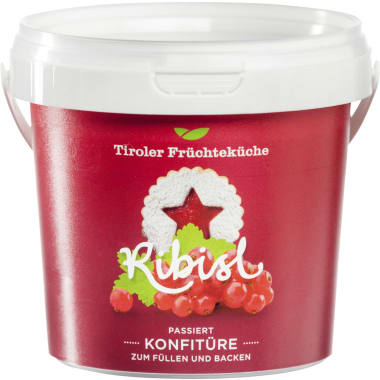 Tiroler Früchteküche Backkonfitüre Ribisl