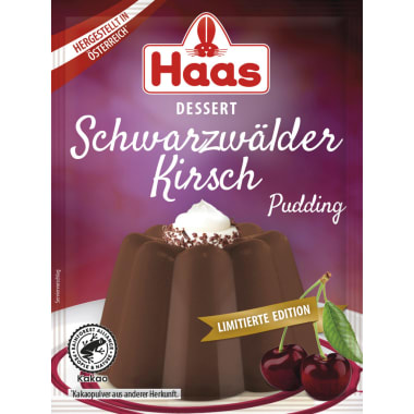 Haas Schwarzwälder Kirsch Pudding