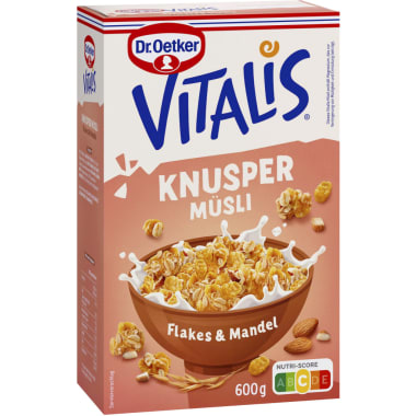 Dr. Oetker Vitalis Knuspermüsli Flakes & Mandeln