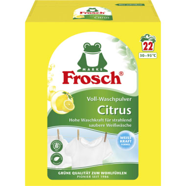 Frosch Voll-Waschpulver Citrus 22 Waschgänge