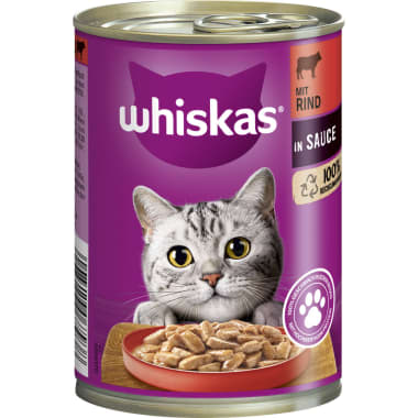 WHISKAS Rind & Leber in Sauce