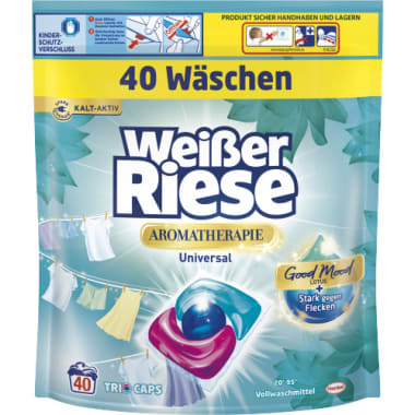 Weisser Riese Trio Caps Universal 40 Waschgänge