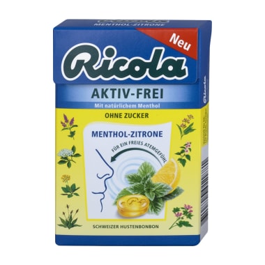 Ricola Aktiv Frei ohne Zucker 50 gr