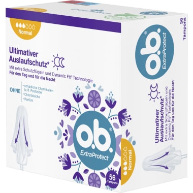 O.B. Tampon Flexia Normal 56er-Packung