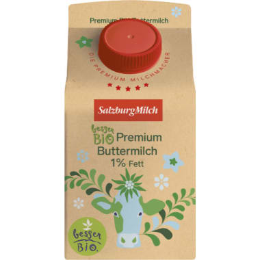 SalzburgMilch Premium Bio Buttermilch 1%