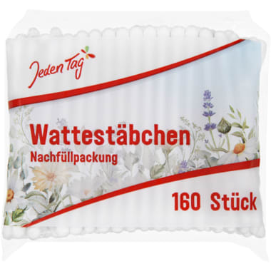 Jeden Tag Wattestäbchen 160 Stück