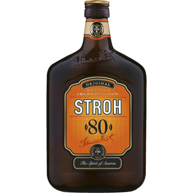 STROH Rum 80% braun 0,5 Liter