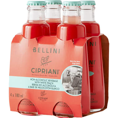 Cipriani Bellini alkoholfrei Tray 4x 0,18 Liter