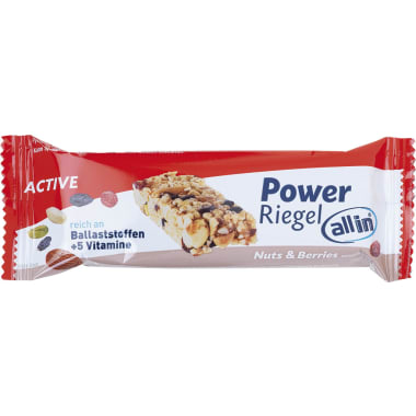 allin ACTIVE Power Riegel Nuts & Berries