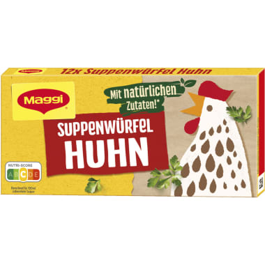 MAGGI Hühnersuppe Bouillon 12 Würfel