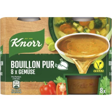 Knorr Bouillon Pur Gemüse Suppe