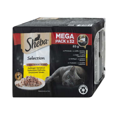 SHEBA Selection Geflügel in Sauce 32x 85 gr