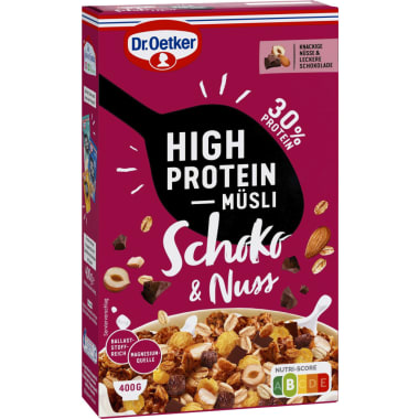 Dr. Oetker High Protein Müsli Schoko & Nuss