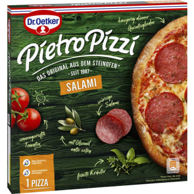 Dr. Oetker Pietro Pizzi Salami 1er