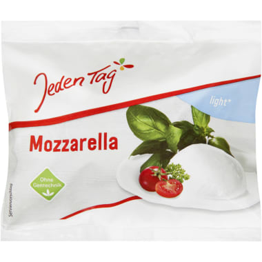 Jeden Tag Mozzarella leicht