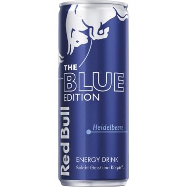 Red Bull Energy Drink The Blue Edition Heidelbeere 0,25 Liter Dose