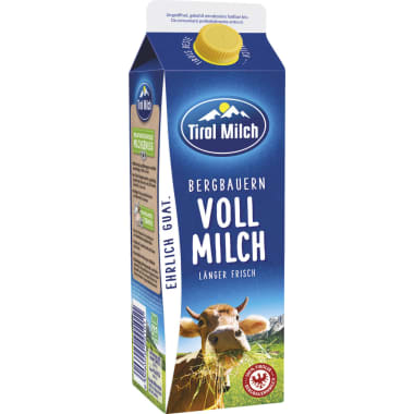 Tirol Milch Bergbauern Vollmilch länger frisch 3,5% 1,0 Liter