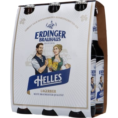 ERDINGER Brauhaus Helles Tray 6x 0,33 Liter