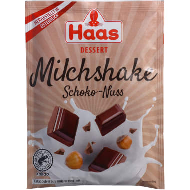 Haas Milchshake Schoko-Nuss