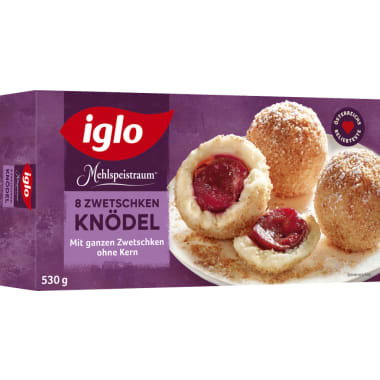 iglo Zwetschkenknödel ohne Kern