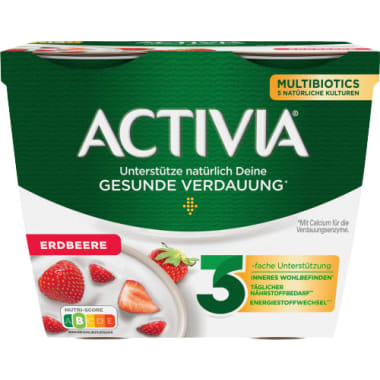 Danone Activia Erdbeere 4er-Packung