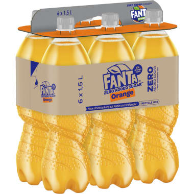 Fanta Orange Zero Tray 6x 1,5 Liter