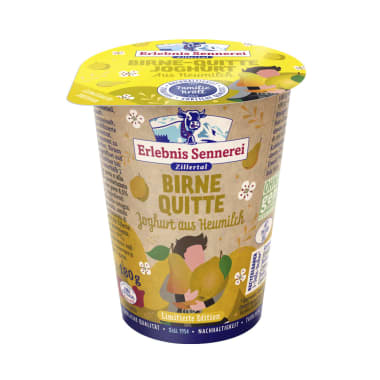 Erlebnissennerei Zillertal Birne-Quitte-Joghurt aus Heumilch
