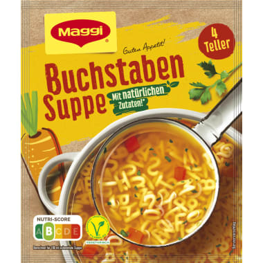 MAGGI Guten Appetit Buchstaben Suppe