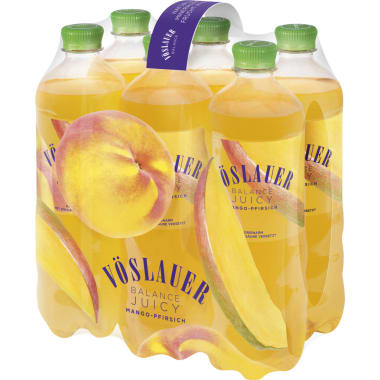 Vöslauer Balance Mango-Pfirsich Tray 6x 0,75 Liter