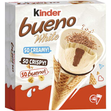 Ferrero Kinder Bueno Ice Cone White