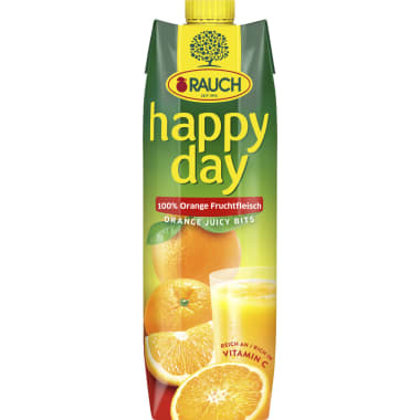 Rauch Happy Day Orange mit Fruchtfleisch 1,0 Liter