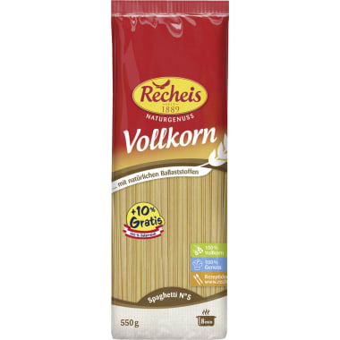 Recheis Vollkorn Spaghetti Nr. 5