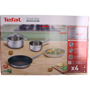 Tefal COOK EAT Topf-&Pfannen-Set 4-teilig