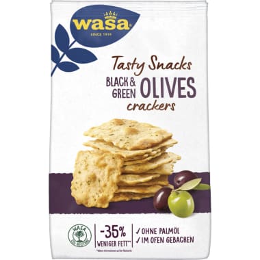 Wasa Tasty Snacks Crackers Olive