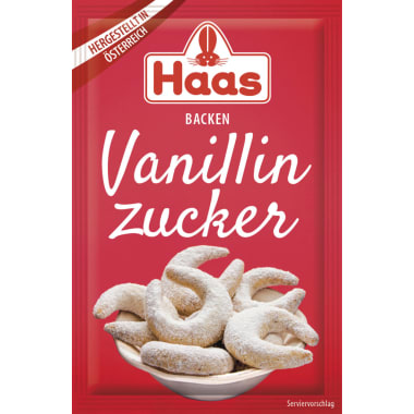 Haas Vanillezucker 5er-Packung