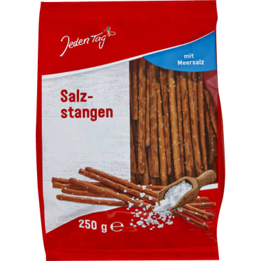 Jeden Tag Salzstangen mit Meersalz