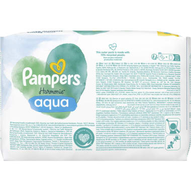 Pampers Feuchttücher Aqua Pure 3er-Packung