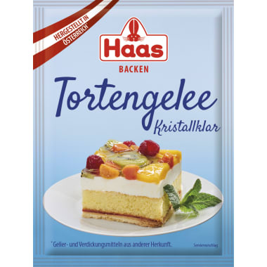 Haas Tortengelee Kristallklar 3er-Packung