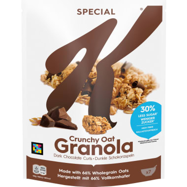 Kellogg's Crunchy Oat Granola Dark Chocolate