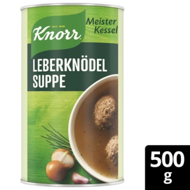 Knorr Meister Kessel Leberknödelsuppe