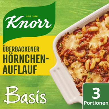 Knorr Basis Überbackener Hörnchen-Auflauf