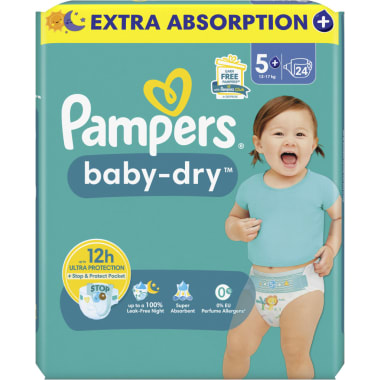 Pampers Baby Dry Junior Größe 5+