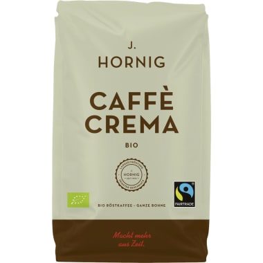 J. Hornig Caffe Crema Bio Fairtrade Bohne